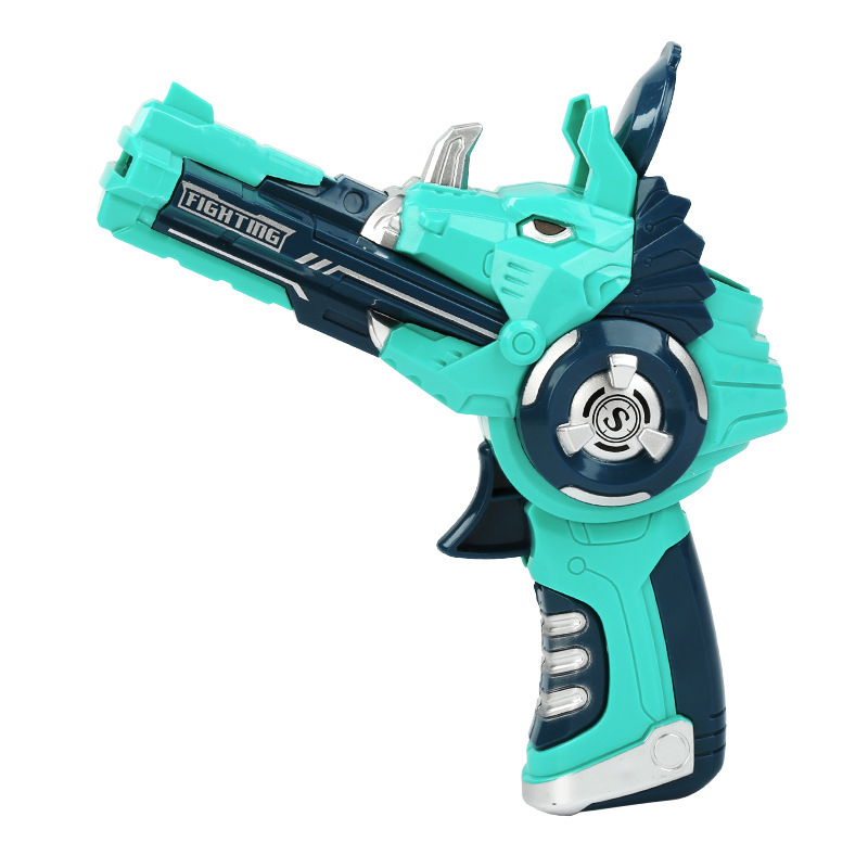 Stall Novelty Toys Dragon Hunting Puzzle Battle Small Pistol Children&#039;s Pocket Toys Cartoon Dinosaur UFO Firing Gun