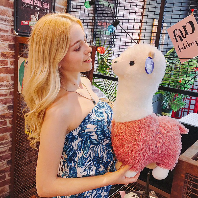 Factory Direct Sales Alpaca Doll Doll Stall Hot Selling Large Wool Plush Toys Children&#039;s Gifts Novelty Toys