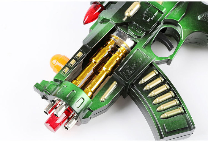 Children&#039;s assault rifle sound light music boy baby electric toy gun fire sale.
