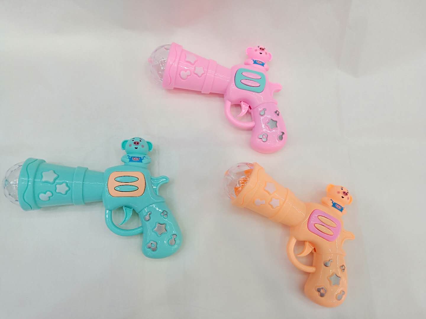 Electronic toy light projection music toy gun is selling well