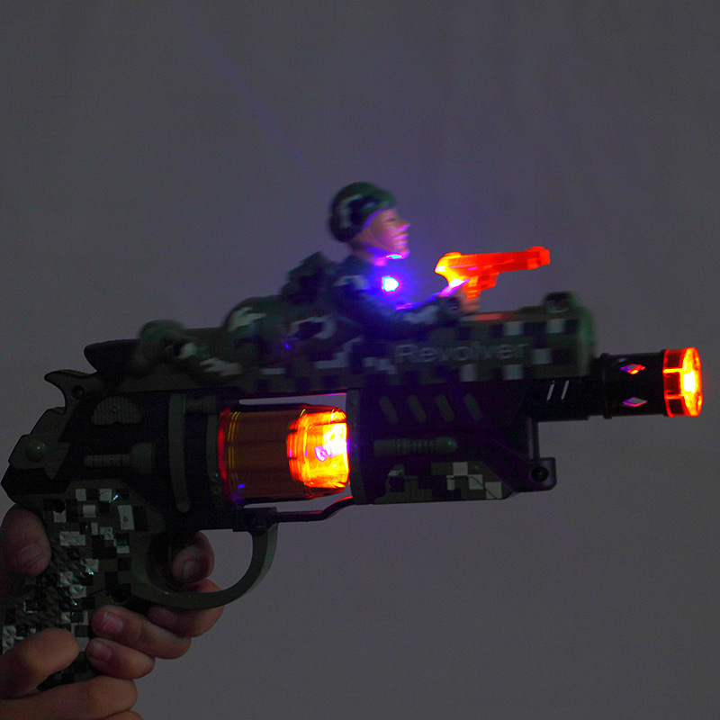 New children educational electric lighting music vibration toy gun gentian bright silver gun manufacturers direct sales New children educational electric lighting music vibration toy gun gentian bright silver gun manufacturers direct sales