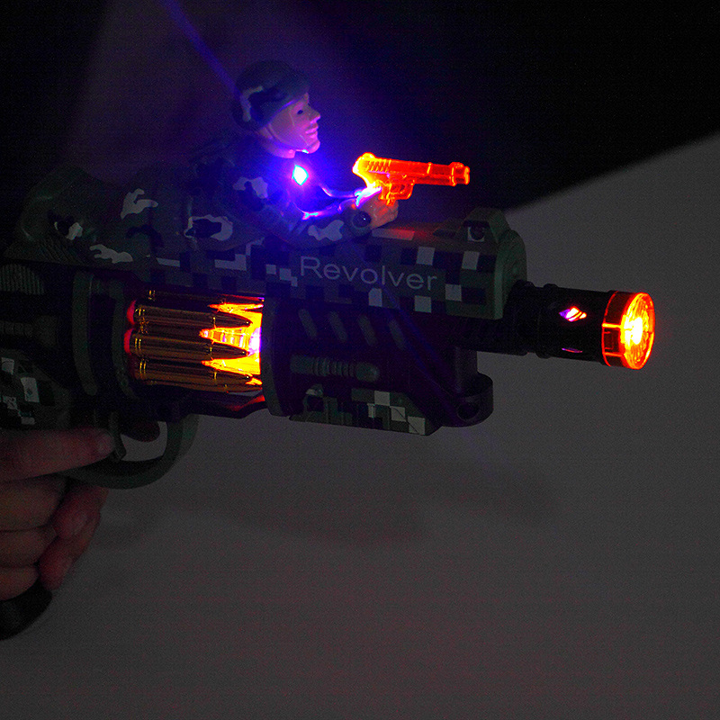New children educational electric lighting music vibration toy gun gentian bright silver gun manufacturers direct sales New children educational electric lighting music vibration toy gun gentian bright silver gun manufacturers direct sales