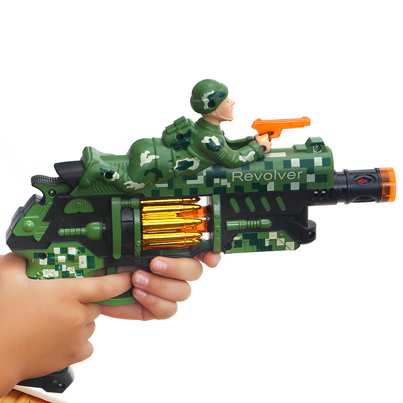 New children educational electric lighting music vibration toy gun gentian bright silver gun manufacturers direct sales New children educational electric lighting music vibration toy gun gentian bright silver gun manufacturers direct sales