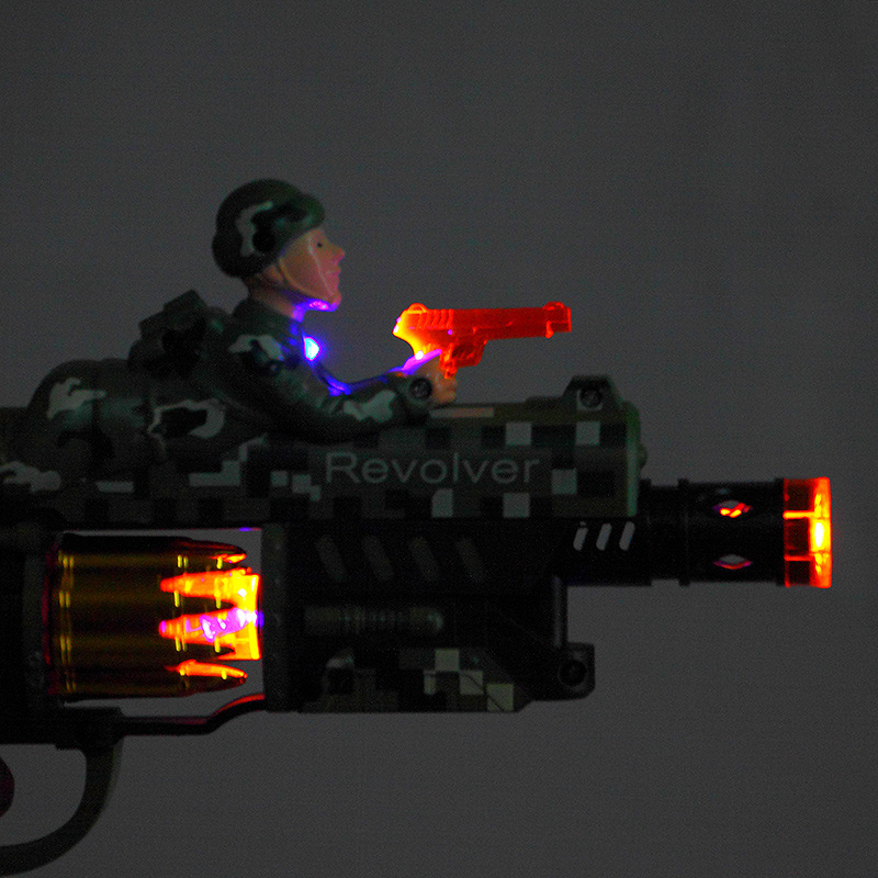 New children educational electric lighting music vibration toy gun gentian bright silver gun manufacturers direct sales New children educational electric lighting music vibration toy gun gentian bright silver gun manufacturers direct sales