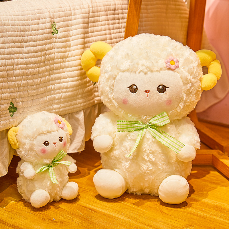 Internet Celebrity Lamb Doll Cute Plush Toy Super Cute Alpaca Sheep Doll Ragdoll Children&#039;s Birthday Gifts