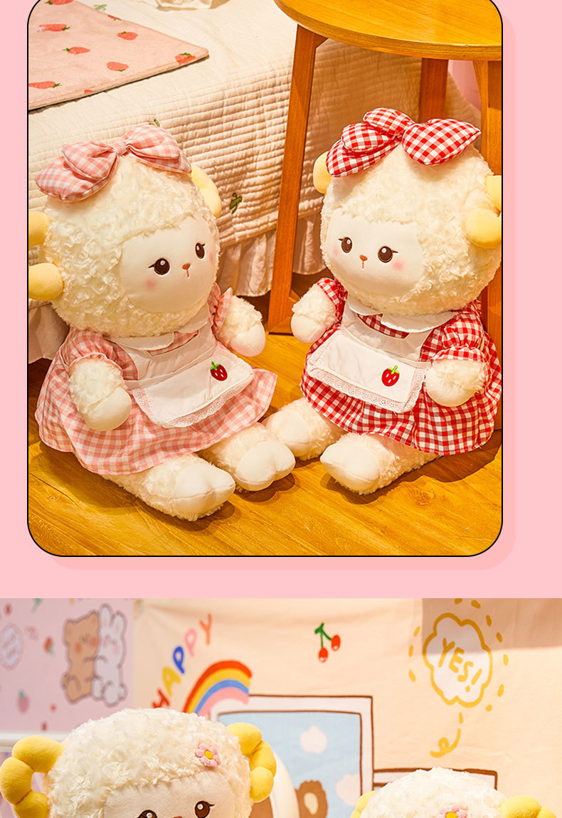 Internet Celebrity Lamb Doll Cute Plush Toy Super Cute Alpaca Sheep Doll Ragdoll Children's Birthday Gifts Internet Celebrity Lamb Doll Cute Plush Toy Super Cute Alpaca Sheep Doll Ragdoll Children's Birthday Gifts