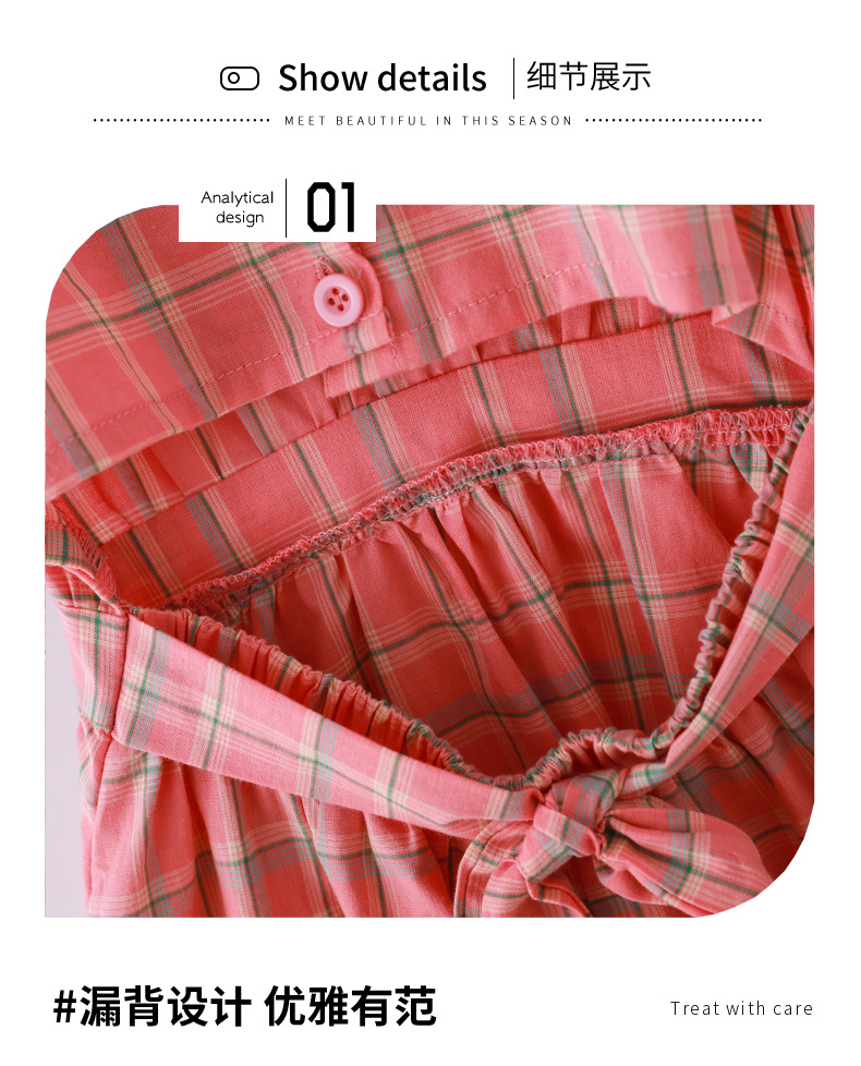 2021 Summer New Girl Princess Dress Medium and Big Children Doll Collar Chiffon Dress Internet Celebrity Summer Dress