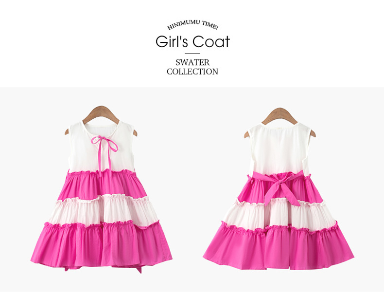 2021 Summer New Girl Princess Dress Medium and Big Children Doll Collar Chiffon Dress Internet Celebrity Summer Dress