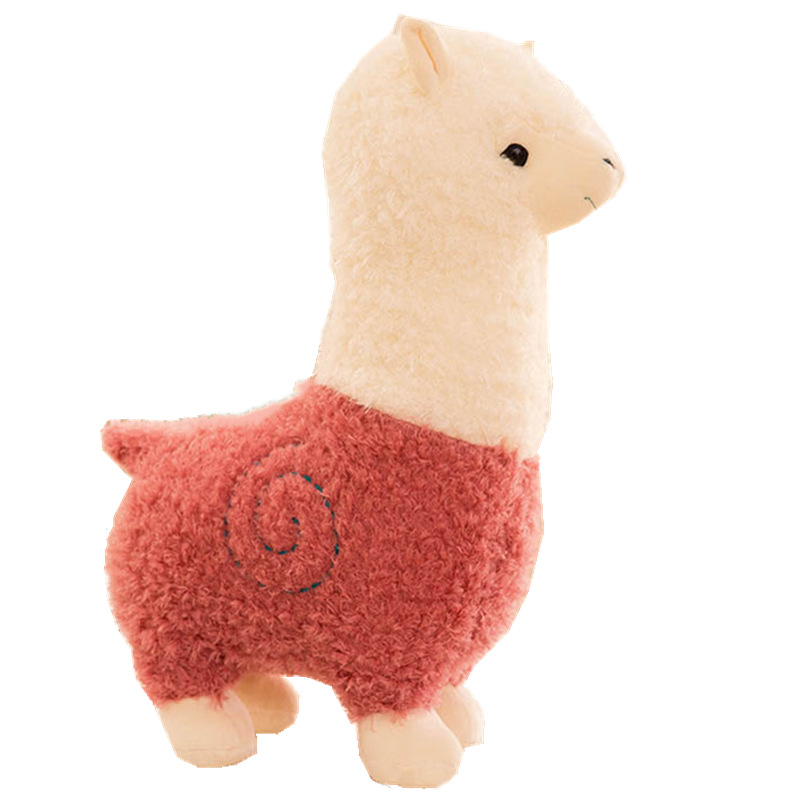 Creative Grass Mud Horse Plush Toy Doll Cute Simulation Alpaca for Girls Sleeping Doll Ragdoll Gift Wholesale