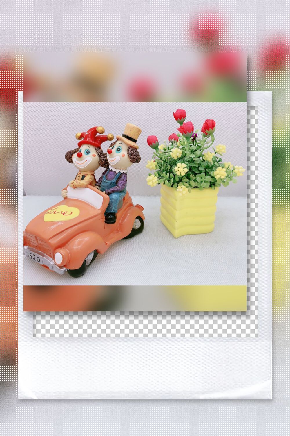 Resin Crafts Home Decoration Popular Mouse Series Cute Hanging Feet Doll