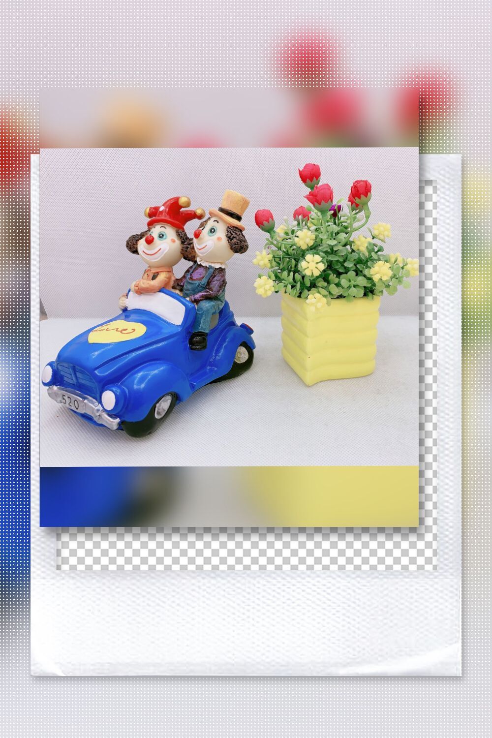 Resin Crafts Home Decoration Popular Mouse Series Cute Hanging Feet Doll