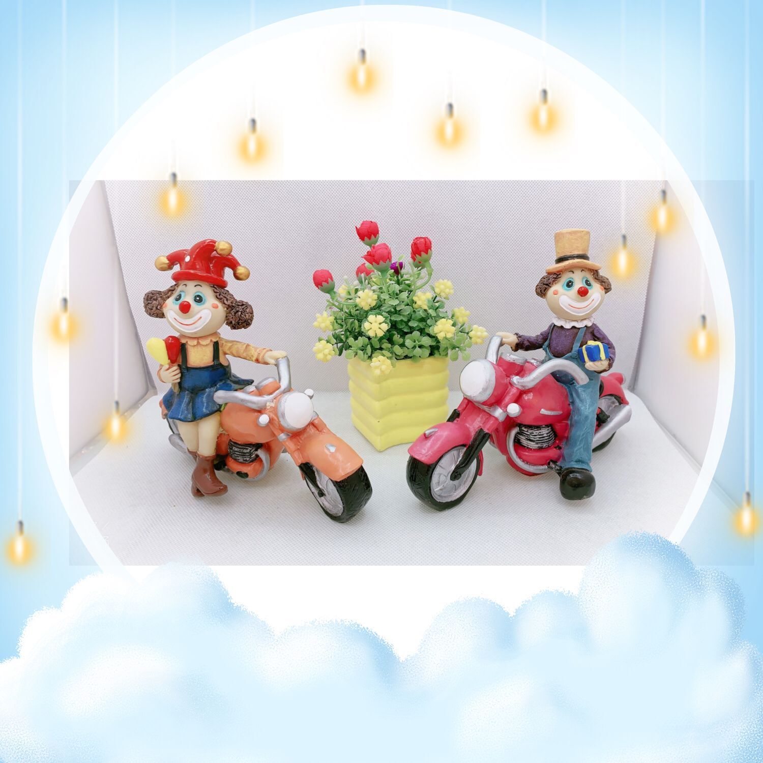 Resin Crafts Home Decoration Popular Mouse Series Cute Hanging Feet Doll