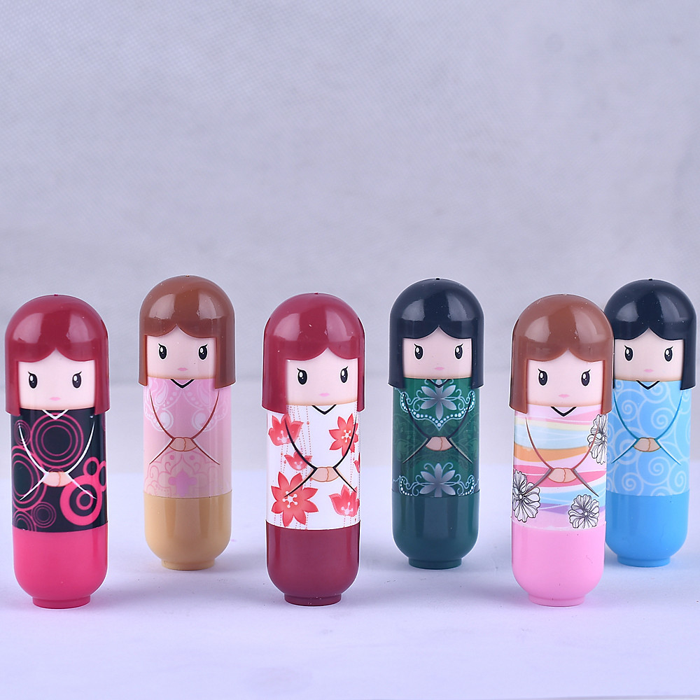 Cute Doll Lip Balm Hengfang Plant Lip Moistening Moisturizing and Nourishing AntiCracking Lipstick Whole Delivery