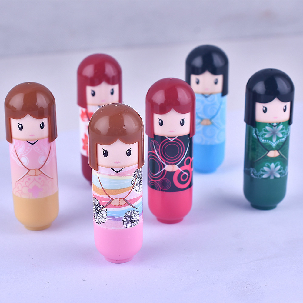 Cute Doll Lip Balm Hengfang Plant Lip Moistening Moisturizing and Nourishing AntiCracking Lipstick Whole Delivery