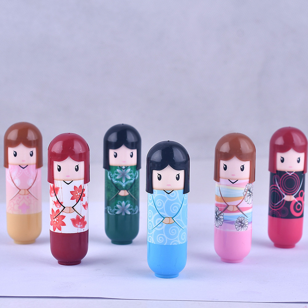 Cute Doll Lip Balm Hengfang Plant Lip Moistening Moisturizing and Nourishing AntiCracking Lipstick Whole Delivery