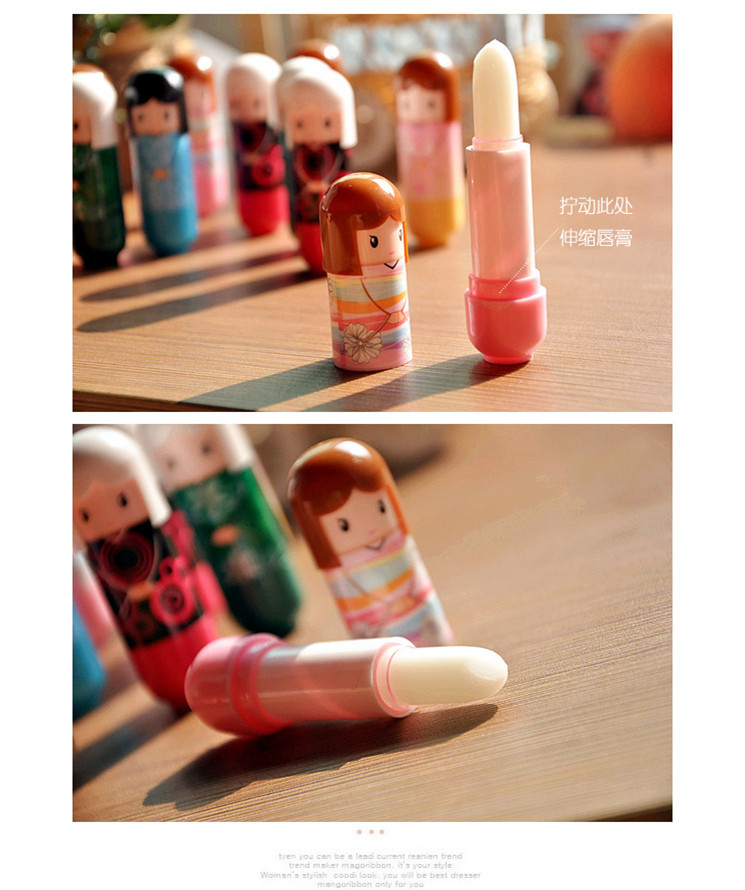 Cute Doll Lip Balm Hengfang Plant Lip Moistening Moisturizing and Nourishing AntiCracking Lipstick Whole Delivery Cute Doll Lip Balm Hengfang Plant Lip Moistening Moisturizing and Nourishing AntiCracking Lipstick Whole Delivery