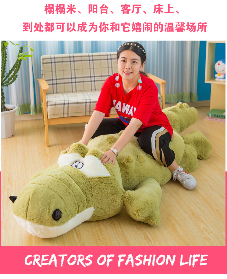Crocodile Plush Toy Cartoon Cushion Creative Doll Girl Valentine's Day Gift Internet Hot Gift Customization Crocodile Plush Toy Cartoon Cushion Creative Doll Girl Valentine's Day Gift Internet Hot Gift Customization