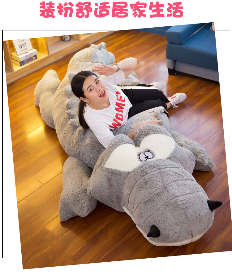 Crocodile Plush Toy Cartoon Cushion Creative Doll Girl Valentine's Day Gift Internet Hot Gift Customization Crocodile Plush Toy Cartoon Cushion Creative Doll Girl Valentine's Day Gift Internet Hot Gift Customization
