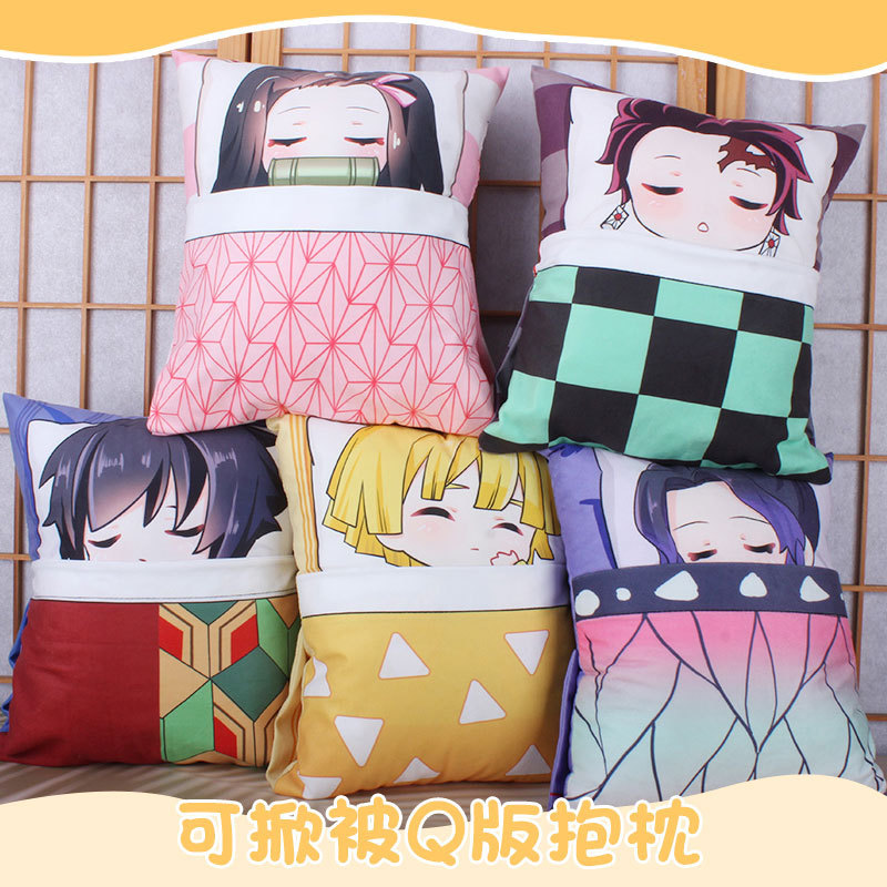 ACGN Pillow Ghost Killing Anime Blade Nezuko Plush Tanjirou Doll Shan Yi Peripheral One Piece Dropshipping