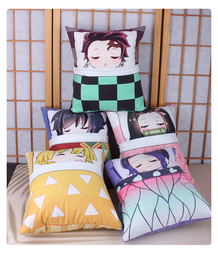 ACGN Pillow Ghost Killing Anime Blade Nezuko Plush Tanjirou Doll Shan Yi Peripheral One Piece Dropshipping