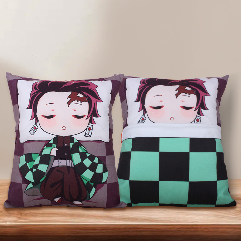 ACGN Pillow Ghost Killing Anime Blade Nezuko Plush Tanjirou Doll Shan Yi Peripheral One Piece Dropshipping