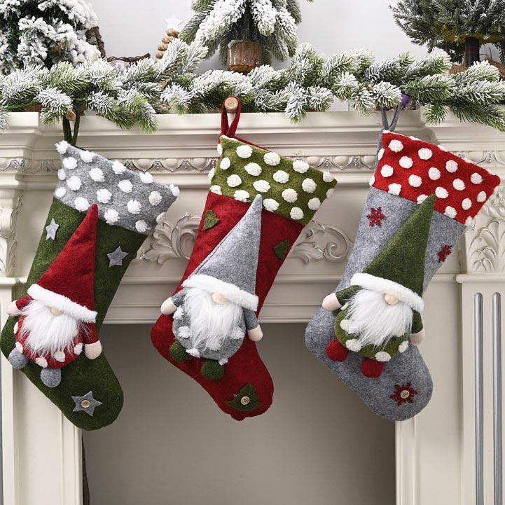 2020 Spot Christmas Decoration Supplies 20-Inch Lambswool Three-Dimensional Elf Faceless Doll Christmas Socks 2020 Spot Christmas Decoration Supplies 20-Inch Lambswool Three-Dimensional Elf Faceless Doll Christmas Socks