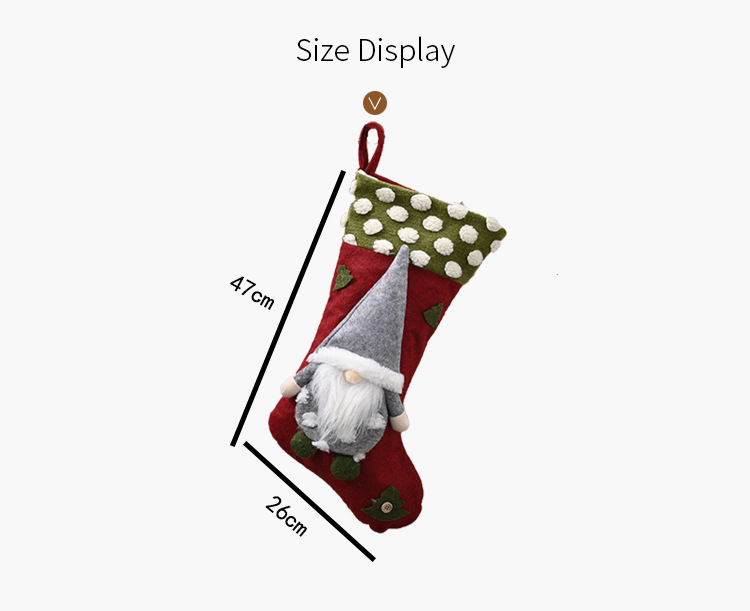 2020 Spot Christmas Decoration Supplies 20-Inch Lambswool Three-Dimensional Elf Faceless Doll Christmas Socks 2020 Spot Christmas Decoration Supplies 20-Inch Lambswool Three-Dimensional Elf Faceless Doll Christmas Socks