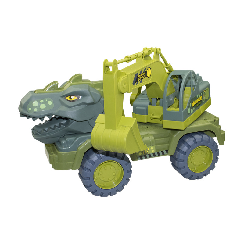 Children&#039;s Toy Car Large Inertia Dinosaur Engineering Car Oversized Transport Truck Large Truck Car Boy Engineering car