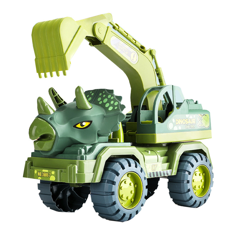 Large Inertia Dinosaur Vehicle Engineering Vehicle Excavator Boy Domineering Engineering car
