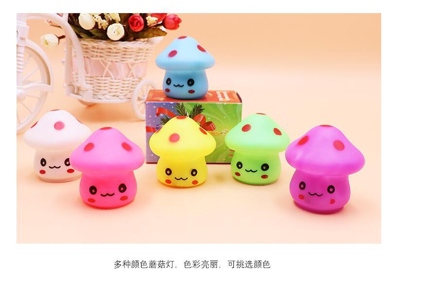 Colorful LED Expression Mushroom Small Night Lamp Romantic Automatic a Color-Changing Lamp Night Market Stall Ferrule Hot Sale Luminous Toys Colorful LED Expression Mushroom Small Night Lamp Romantic Automatic a Color-Changing Lamp Night Market Stall Ferrule Hot Sale Luminous Toys
