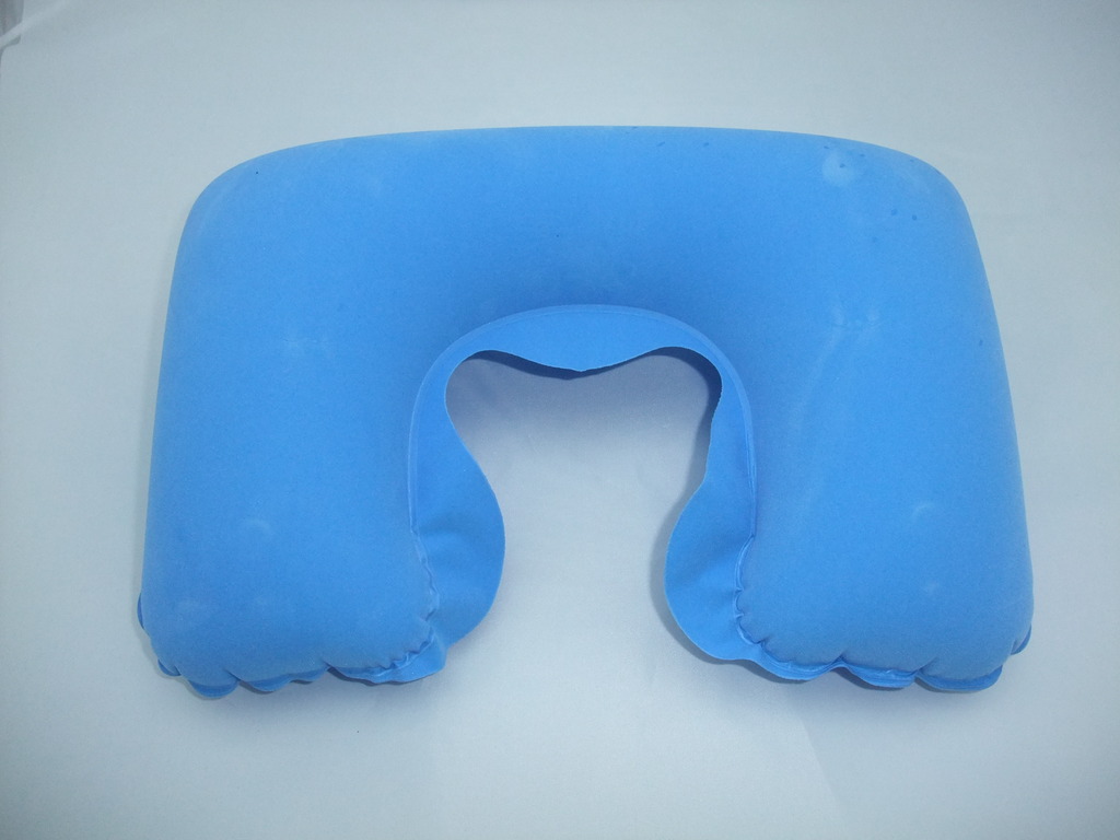 Car Inflatable Neck Pillow Car Interior Design Supplies Printable Logo Inflatable Headrest Car U-Shape Pillow