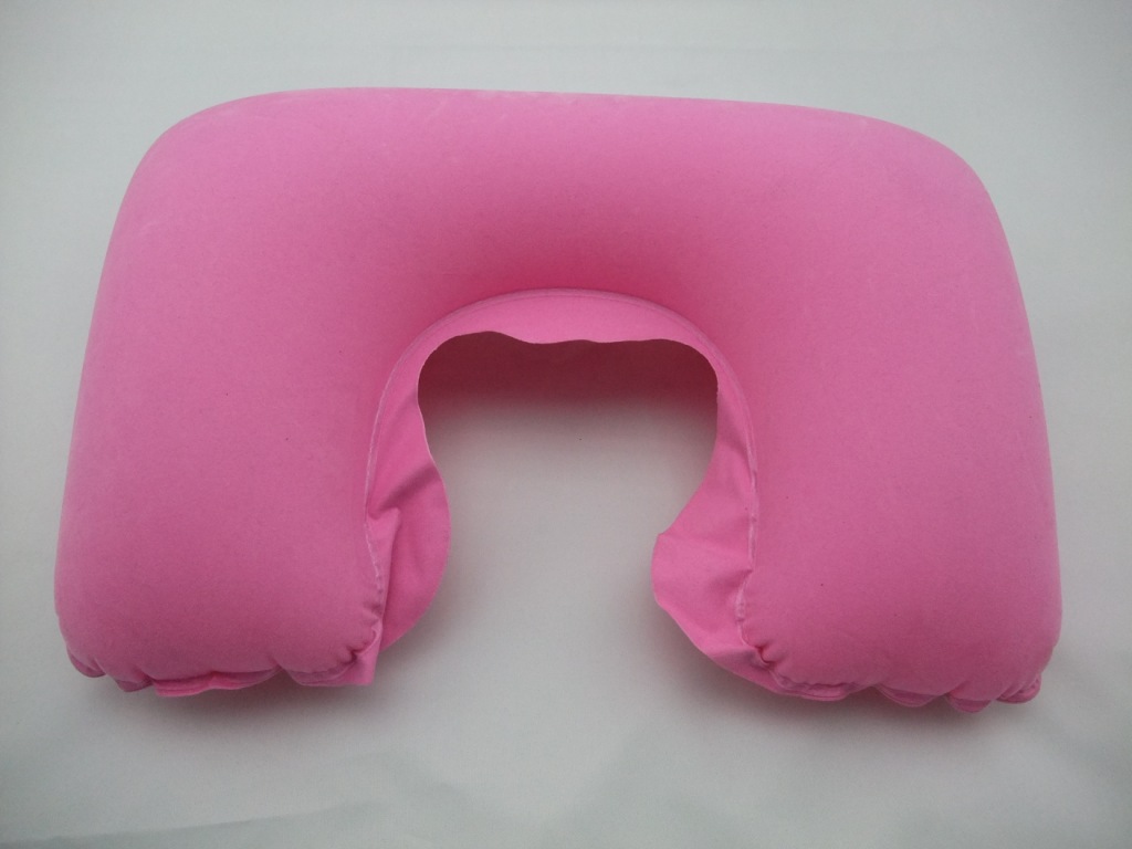 Car Inflatable Neck Pillow Car Interior Design Supplies Printable Logo Inflatable Headrest Car U-Shape Pillow