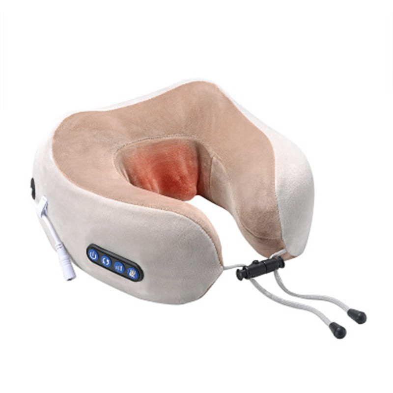 U-Shaped Pillow Massage Pillow Home Car Neck Massager Multi-Function Magnetic Therapy Electric Kneading Neck Massager