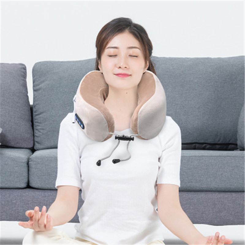U-Shaped Pillow Massage Pillow Home Car Neck Massager Multi-Function Magnetic Therapy Electric Kneading Neck Massager