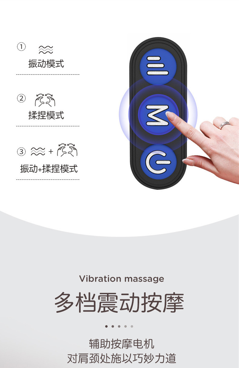 U-Shaped Pillow Massage Pillow Home Car Neck Massager Multi-Function Magnetic Therapy Electric Kneading Neck Massager