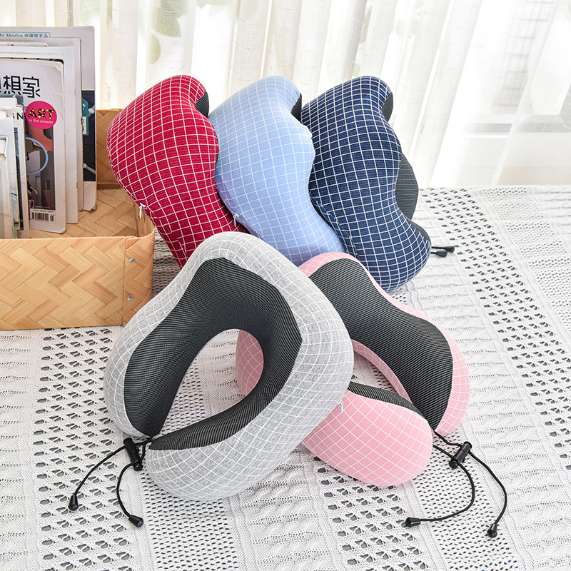 Cross-Border Foreign Trade Neck Pillow Memory Foam U-Shaped Pillow Office Nap Pillow Neck Pillow Car Travel