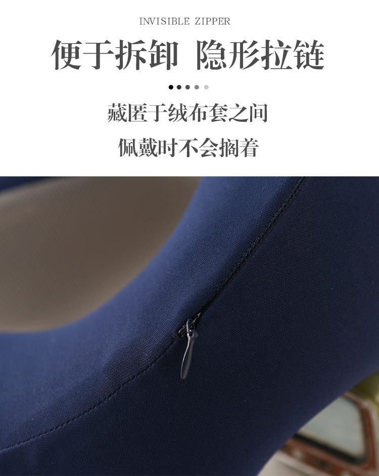 Summer Cooling Memory Foam Ice Silk U-Shape Pillow Travel Cervical Pillow Office Siesta Pillow Slow Rebound U-Shaped Pillow Portable Pillow