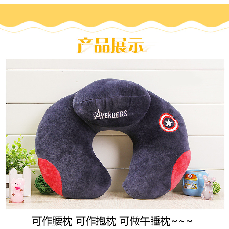 Factory Direct Sales Cervical Spine Neck Pillow Cartoon U-Shaped Pillow Car Plane Travel Pillow U-Shape Pillow