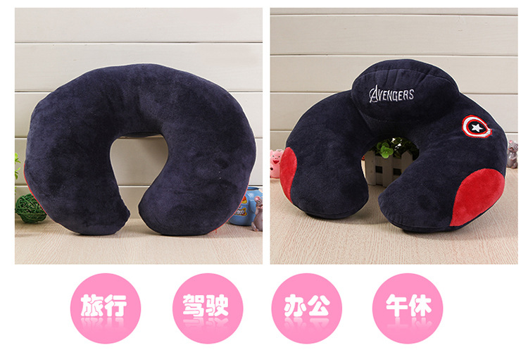 Factory Direct Sales Cervical Spine Neck Pillow Cartoon U-Shaped Pillow Car Plane Travel Pillow U-Shape Pillow