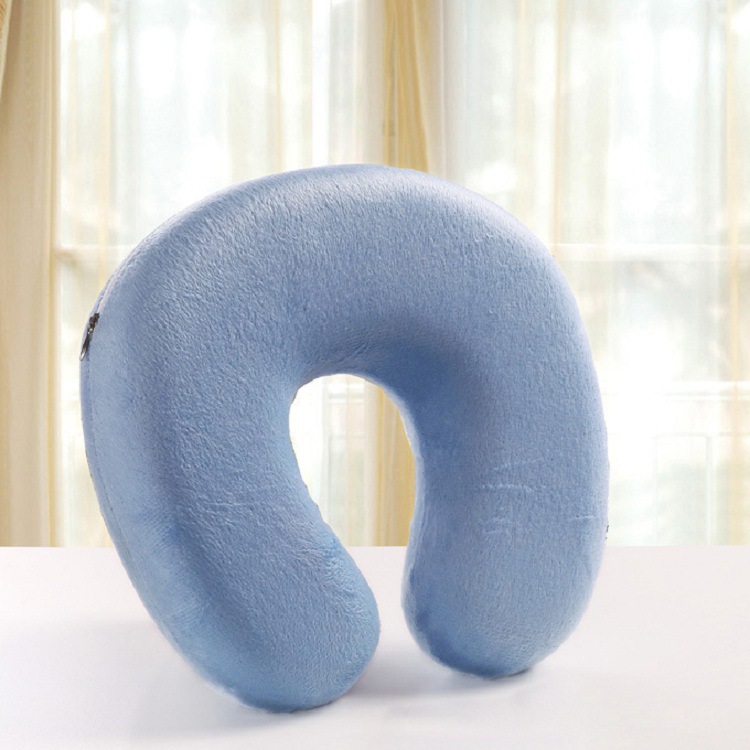 Slow rebound memory foam u-shaped travel pillows siesta jingzhen care u shaped head of a u-shaped pillow