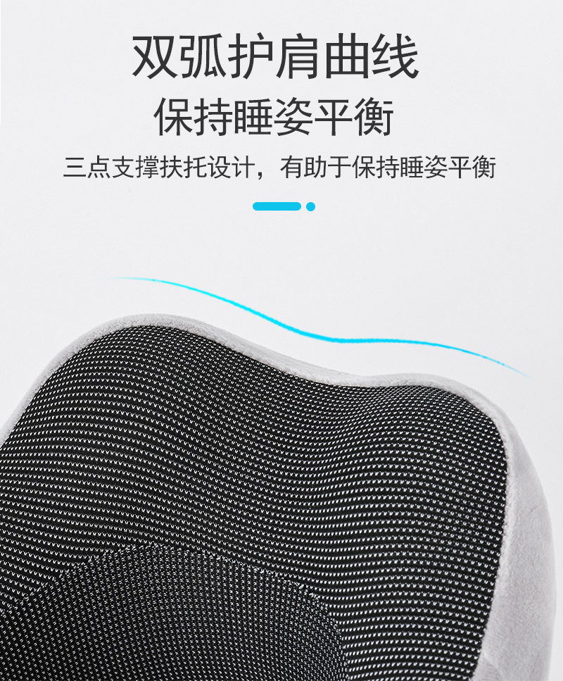 U-Shape Pillow Memory Foam Pillow Travel Storage Office Siesta Pillow Support Cervical Pillow Car U-Shaped Pillow Wholesale