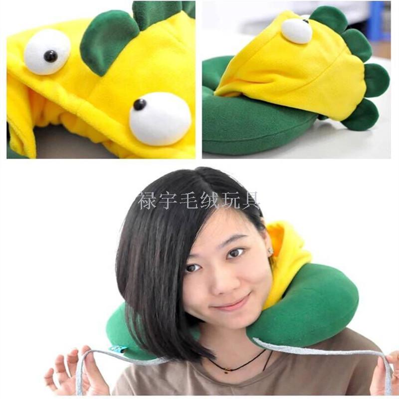 Creative Cute Funny World Cup soccer team hooded U-pillow neck pillow pillow pillow