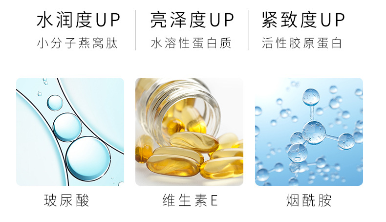Wholesale Autumn and Winter Facial Care Toner and Lotion Eye Cream BB Cream Cosmetics Moisturizing Hydrating and Firming Bird's Nest Skin Care Set