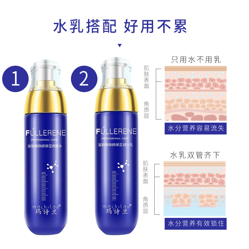 Wholesale Mashilan Fullerene Facial Moisturizing Lotion Autumn and Winter Facial Skin Care Moisturizing Lotion