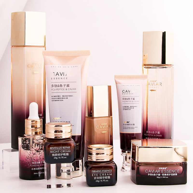 Wholesale Caviar Polypeptide Facial Skin Care Cosmetics Moisturizing Hydrating Facial Repair BB Cream Lotion Essence Cream