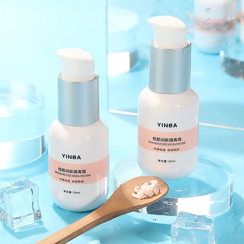 Wholesale Yinba Makeup Front Makeup Primer Lotion Primer Brightening Skin Color Invisible Pores Moisturizing Natural Core Cream