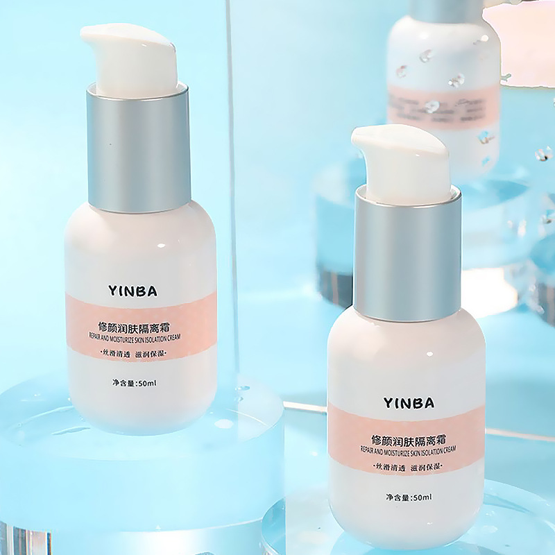 Wholesale Yinba Makeup Front Makeup Primer Lotion Primer Brightening Skin Color Invisible Pores Moisturizing Natural Core Cream