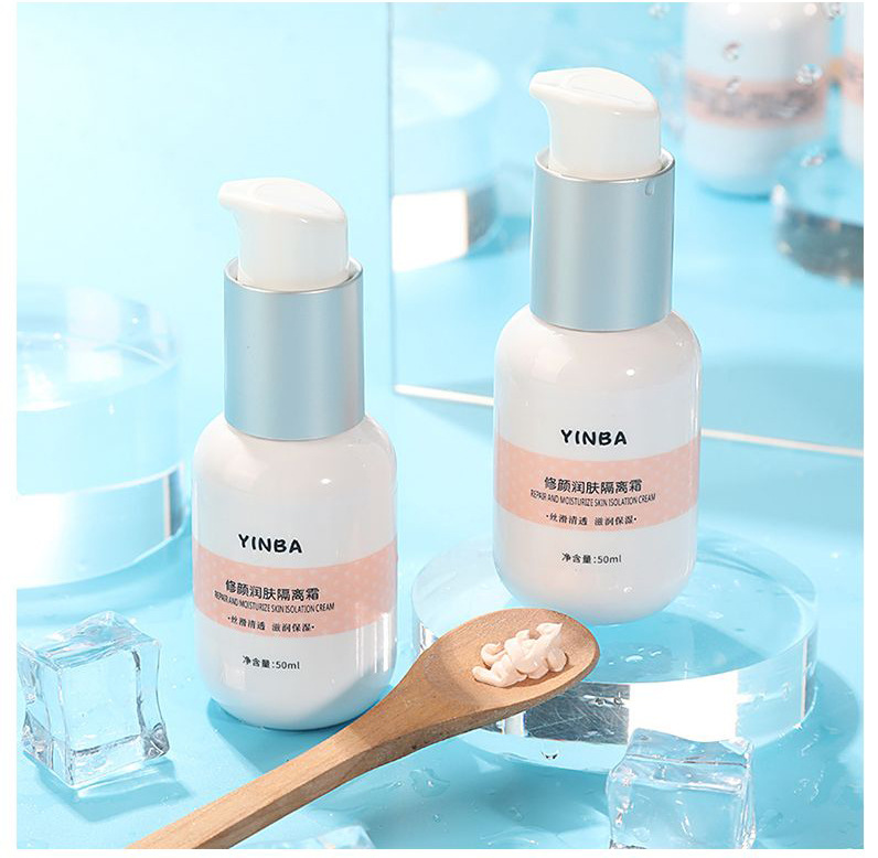 Wholesale Yinba Makeup Front Makeup Primer Lotion Primer Brightening Skin Color Invisible Pores Moisturizing Natural Core Cream