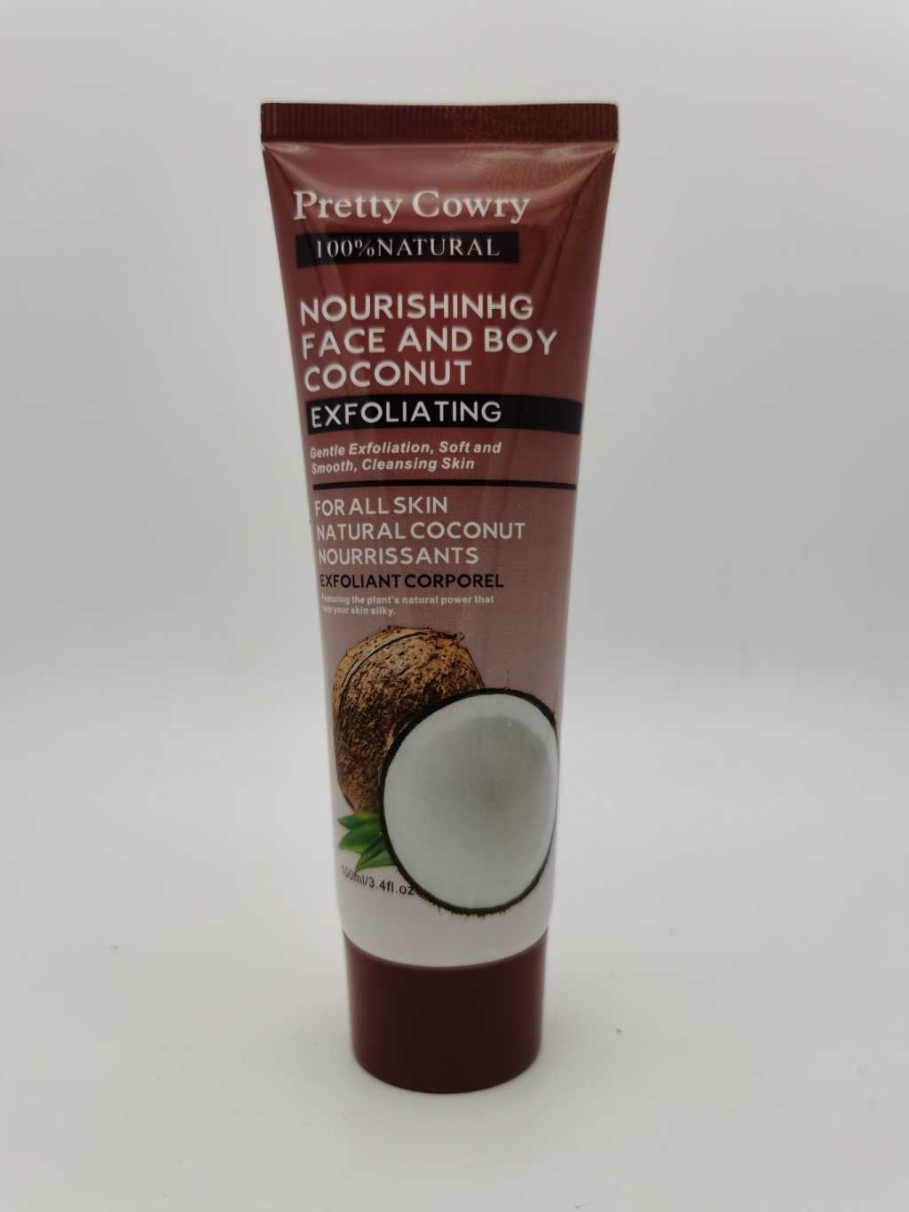 Pretty Cowry Exfoliating Lotion Remove Dead Skin Coconut Milk Moisturizing Skin Mild and Non-Irritating External Orders