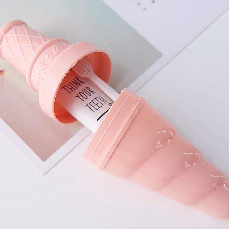 0406 Plastic Toothbrush Case Tooth-Cleaners Set Children Toothbrush Cup Washing Cup Travel Toothbrush Box Portable Brushing Rack